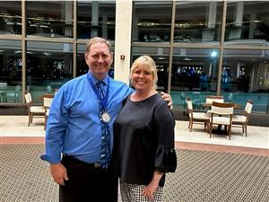 Mr. Preil and Mrs. Joyner TOY event photo